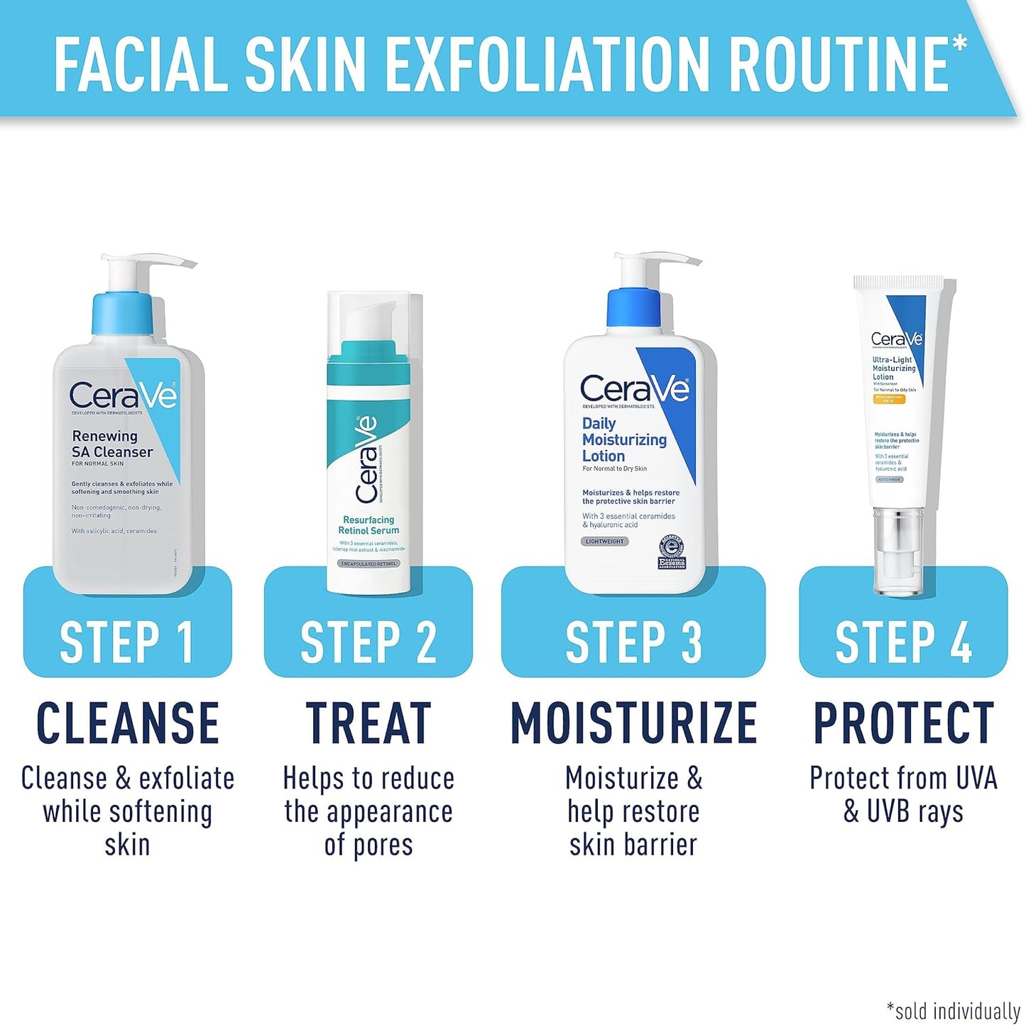 CeraVe Salicylic Acid Cleanser | 16 Ounce | Renewing Exfoliating Face Wash With Vitamin D for Normal Skin | Fragrance Free